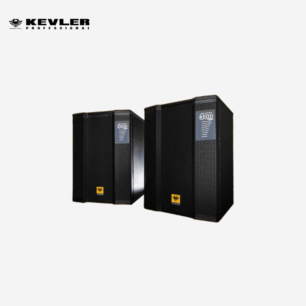 Kevler 2 pcs 8 inch Karaoke Active Speaker System 300W x 2 with Bluetooth & USB KR-708A