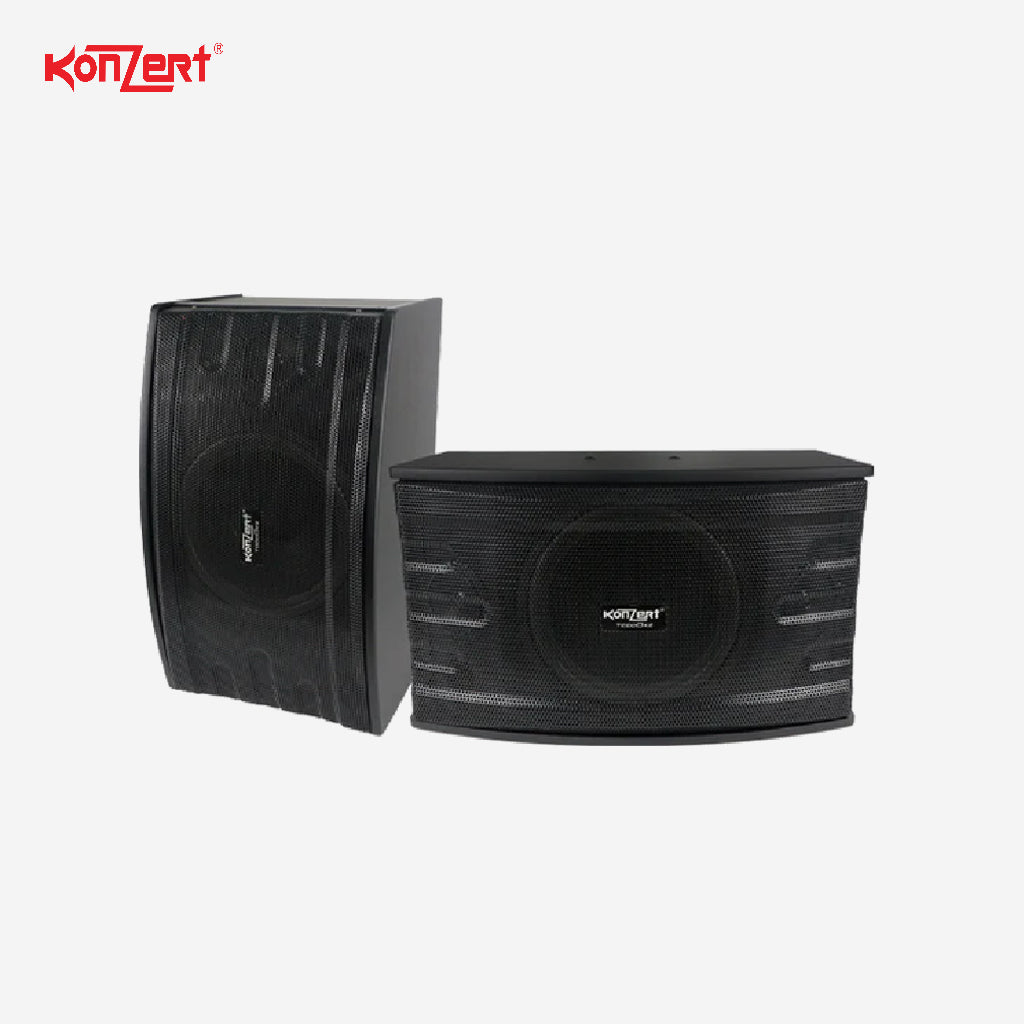 Konzert KS-430V Karaoke Speaker System 10inches 2-way Speaker Bass Reflex 400W (2)pieces