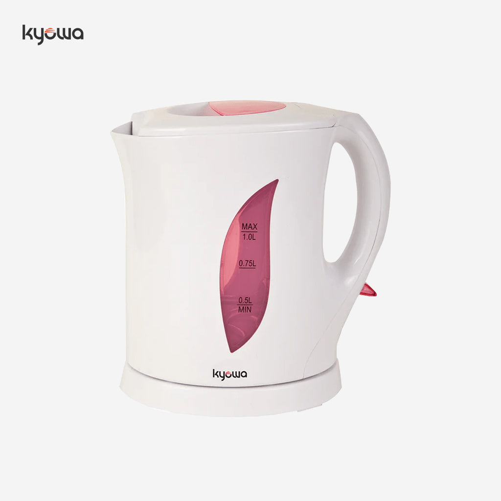 Kyowa Electric Kettle Water Heater 1 Liter with Boil Dry Protection 1300W KW-1319
