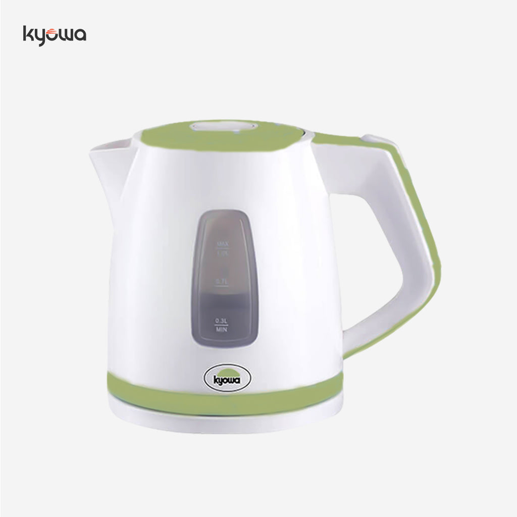 Kyowa Quick Boil Electric Kettle Water Heater w/ Heat Resistant Housing 1.0 Liters KW1358