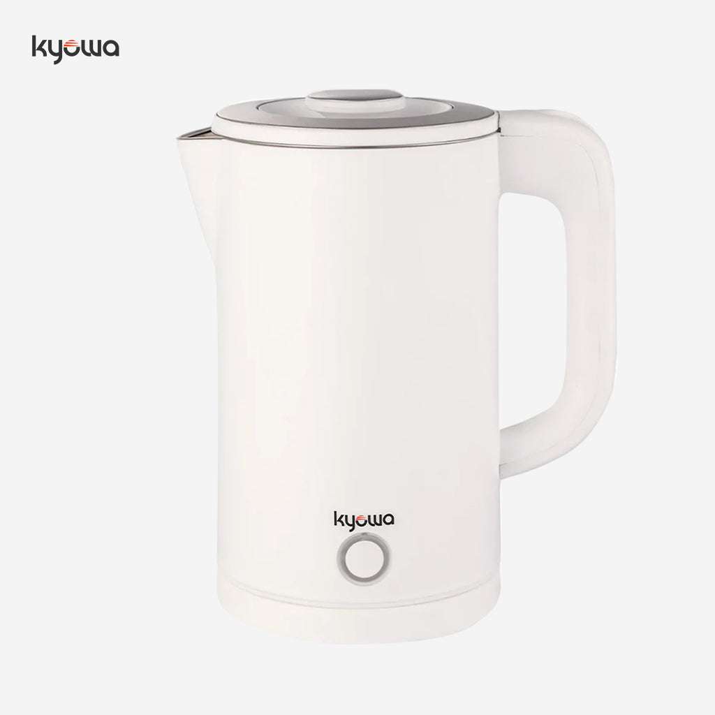 Kyowa 1.6 Liter Water Heater / Electric Kettle Double Layer White KW-1390