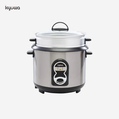 Kyowa Rice Cooker 1.0L serves 5 cups Glass Cover with Steamer KW-2042(SLV)