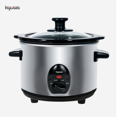 Kyowa Round Stainless Steel Electric Slow Cooker 1.5 Liters KW-2800