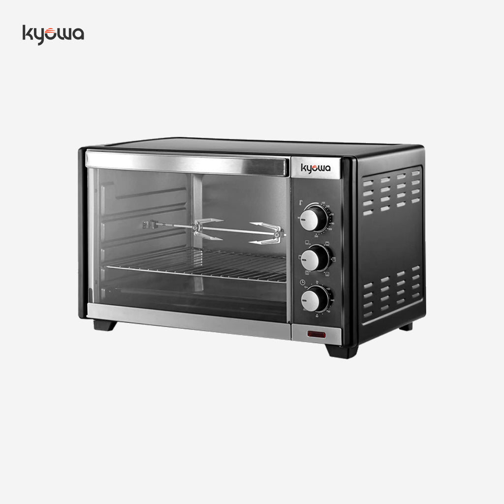 Kyowa 28 Liters Electric Oven for Baking w/ Rotisserie & Powder-Coated Steel Body KW-3320