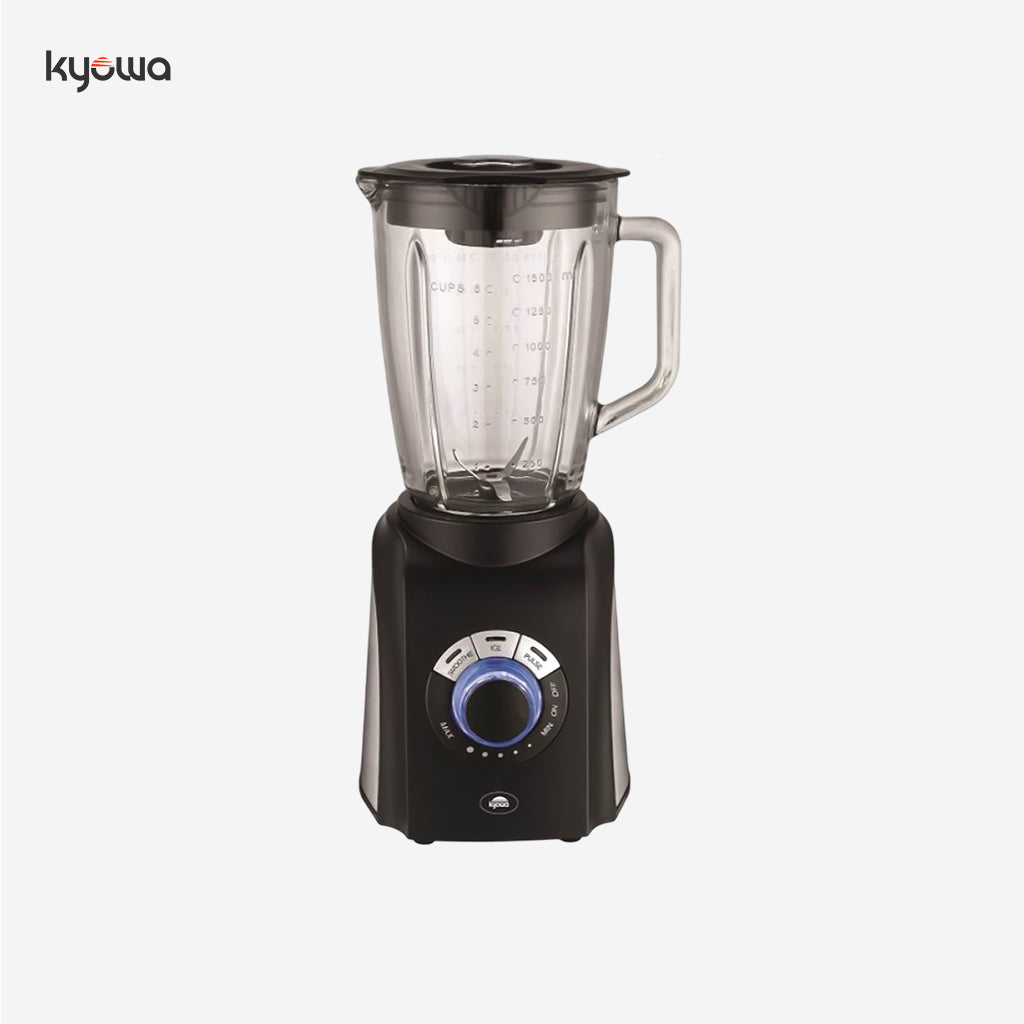 Kyowa KW-4727 Glass Jar Juice Blender with Ice Crusher 1.5L