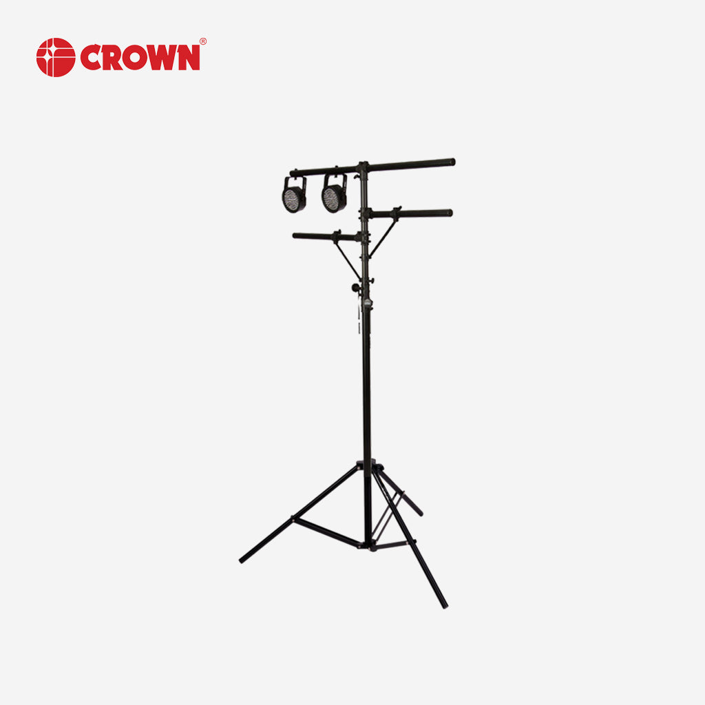 Crown by Winland Heavy-duty Lighting Stand (3-Bar) LS-210PB