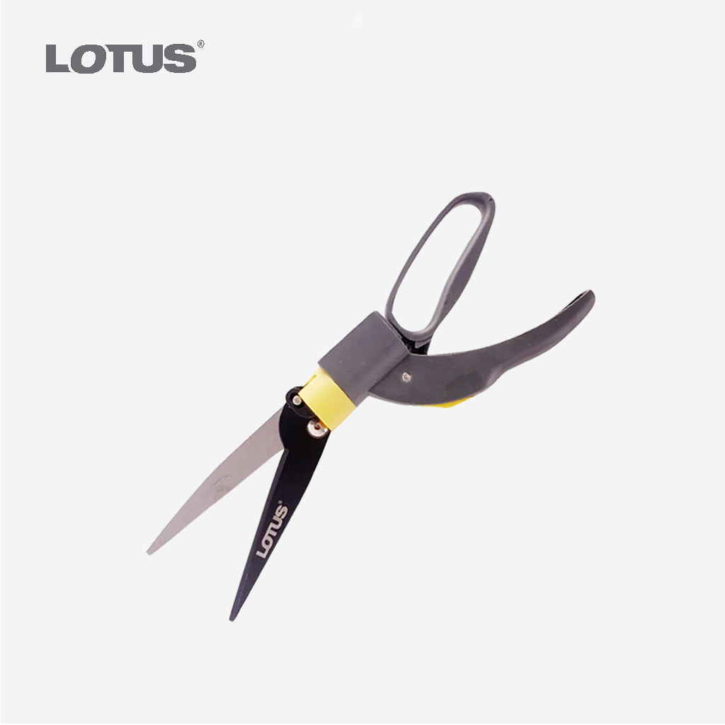 Lotus Steel blades w/ spring loaded Grass Shears/Cutter 360° swivel blade head LTGT360GSX