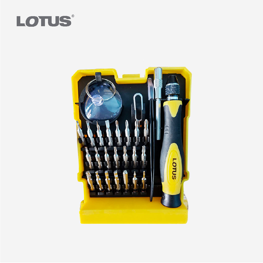 Lotus by Winland 29PCS Strong magnetic tip & anti-slip Precision Screwdriver Set LTHT29SDX