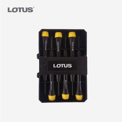 Lotus by Winland 6pcs Precision Screwdriver BIMAT with Soft Cushion Grip Screw Driver LTHT600PSX