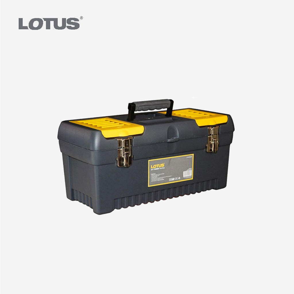 Lotus 20" Plastic Tool Box Organizer with Removable Tray LTTSTB2000 *WINLAND*