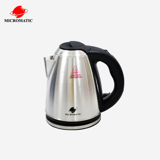 Micromatic Stainless Steel Electric Kettle | Water Heater 1.8L MCK-1800