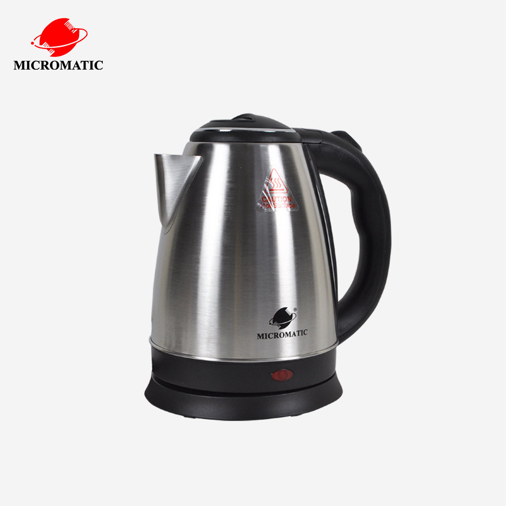 Micromatic Stainless Steel Electric Kettle | Water Heater 1.8L MCK-1820