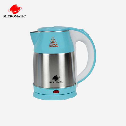 Micromatic Stainless Steel Cordless Electric Kettle | Water Heater 1.8L / 1500W MCK-1840