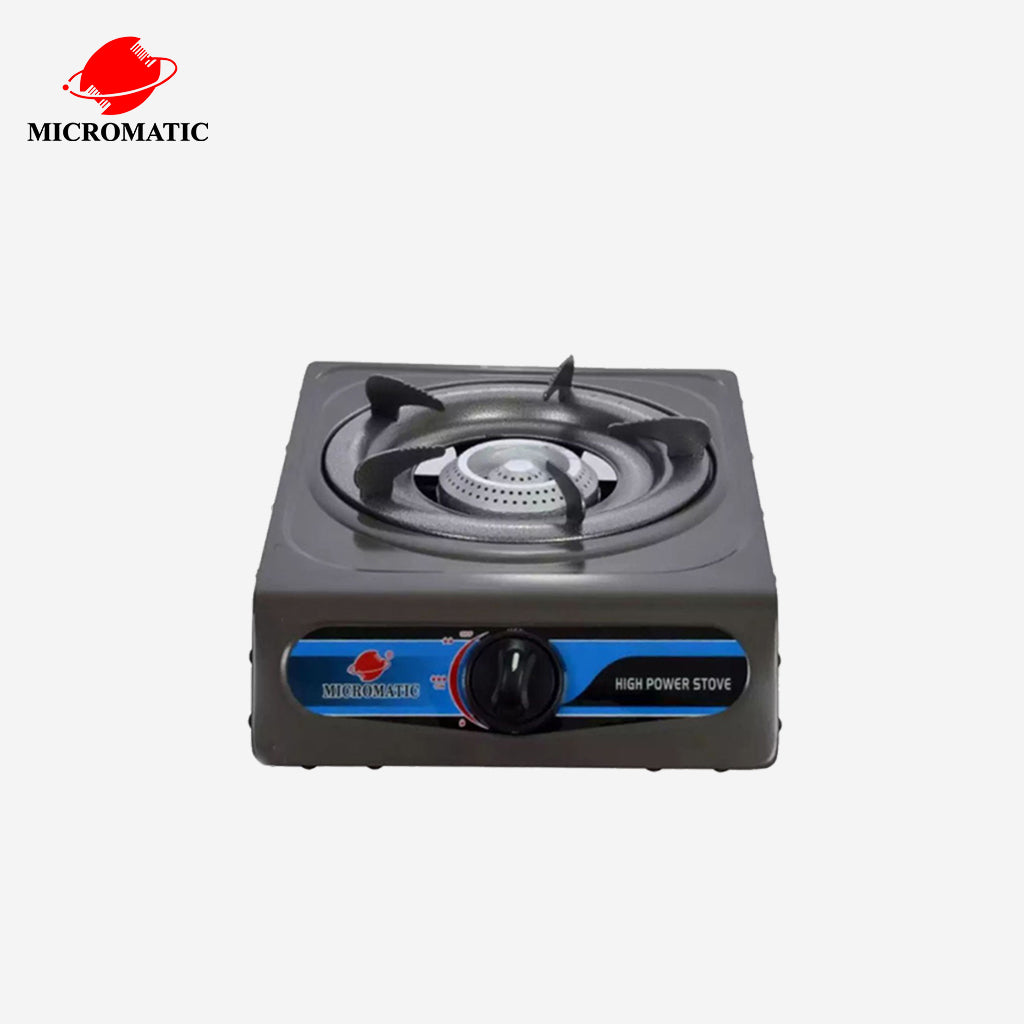 Micromatic Single Burner Stainless Steel Gas Stove enamel coated top plate MGS-202