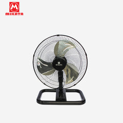 Mikata 14 Inches Ground Desk Electric Fan 45W (3-Metal Blade) MIK-1420-GFS(BLK)