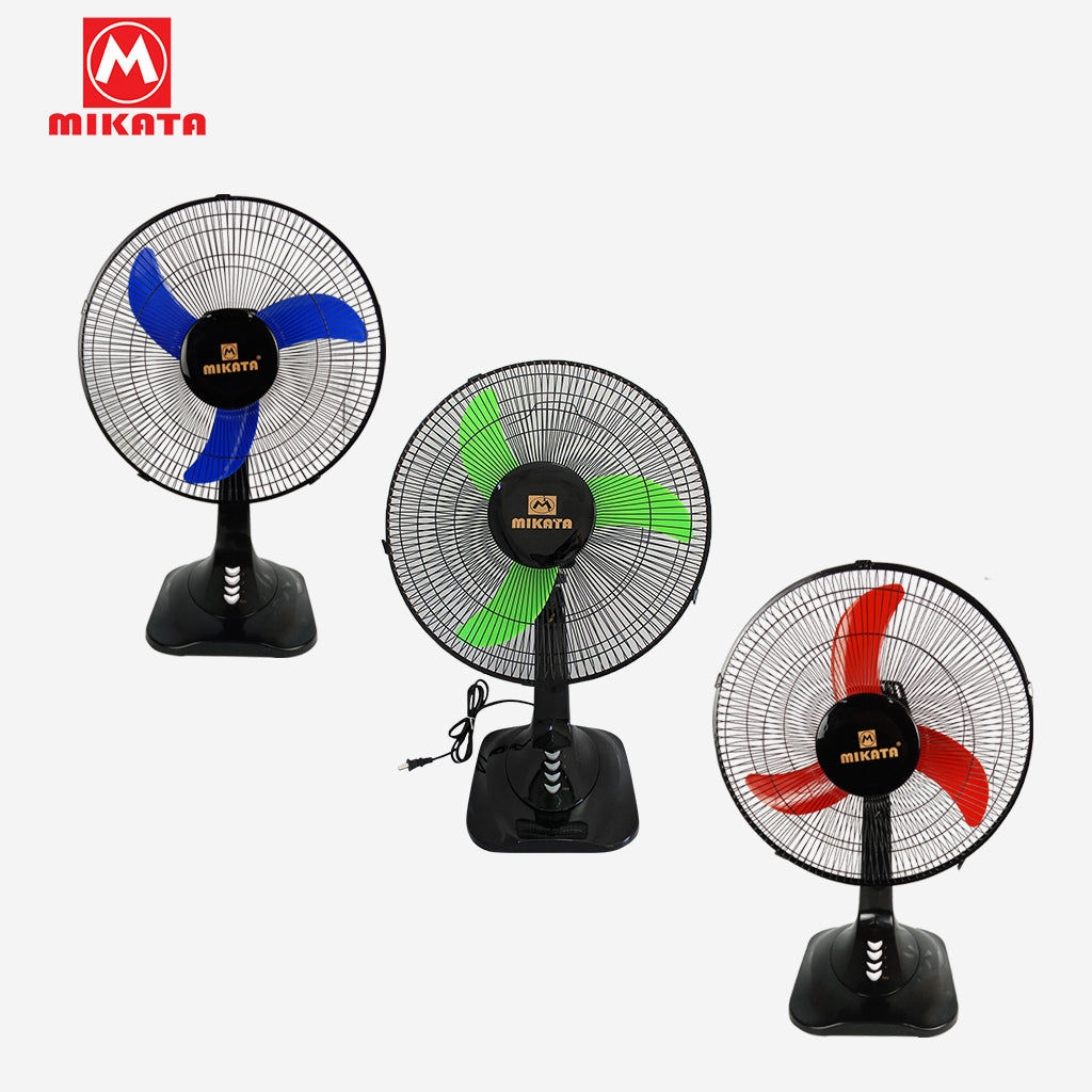 Mikata 16 Inches / 405mm Desk Fan / Electric Fan 50W (3-Banana Blade) MIK-MDF-1645B