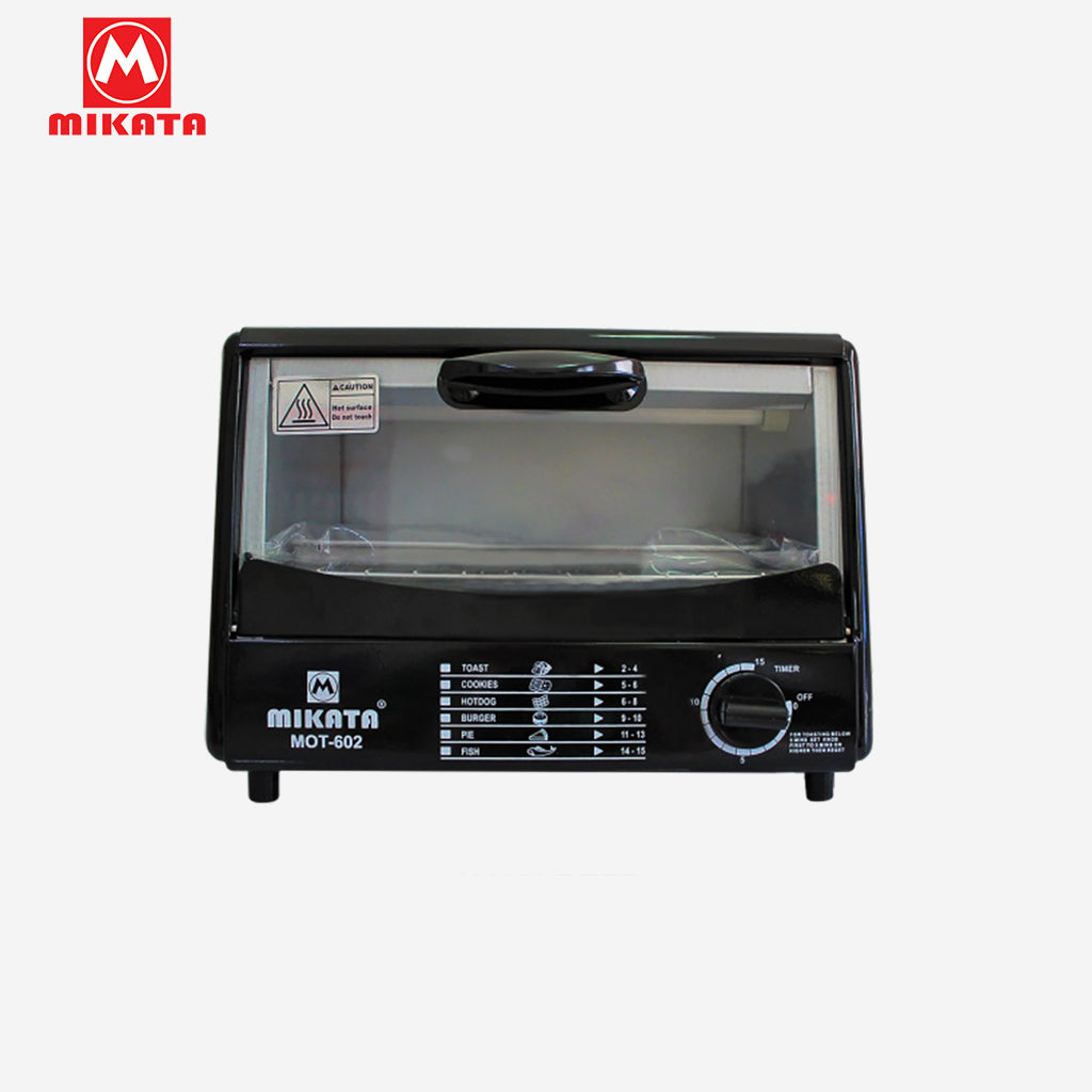 Mikata Oven Toaster 6L w/ baking tray Ceramic Tube Heater 0-15mins Timer 650W MIK-MOT-602