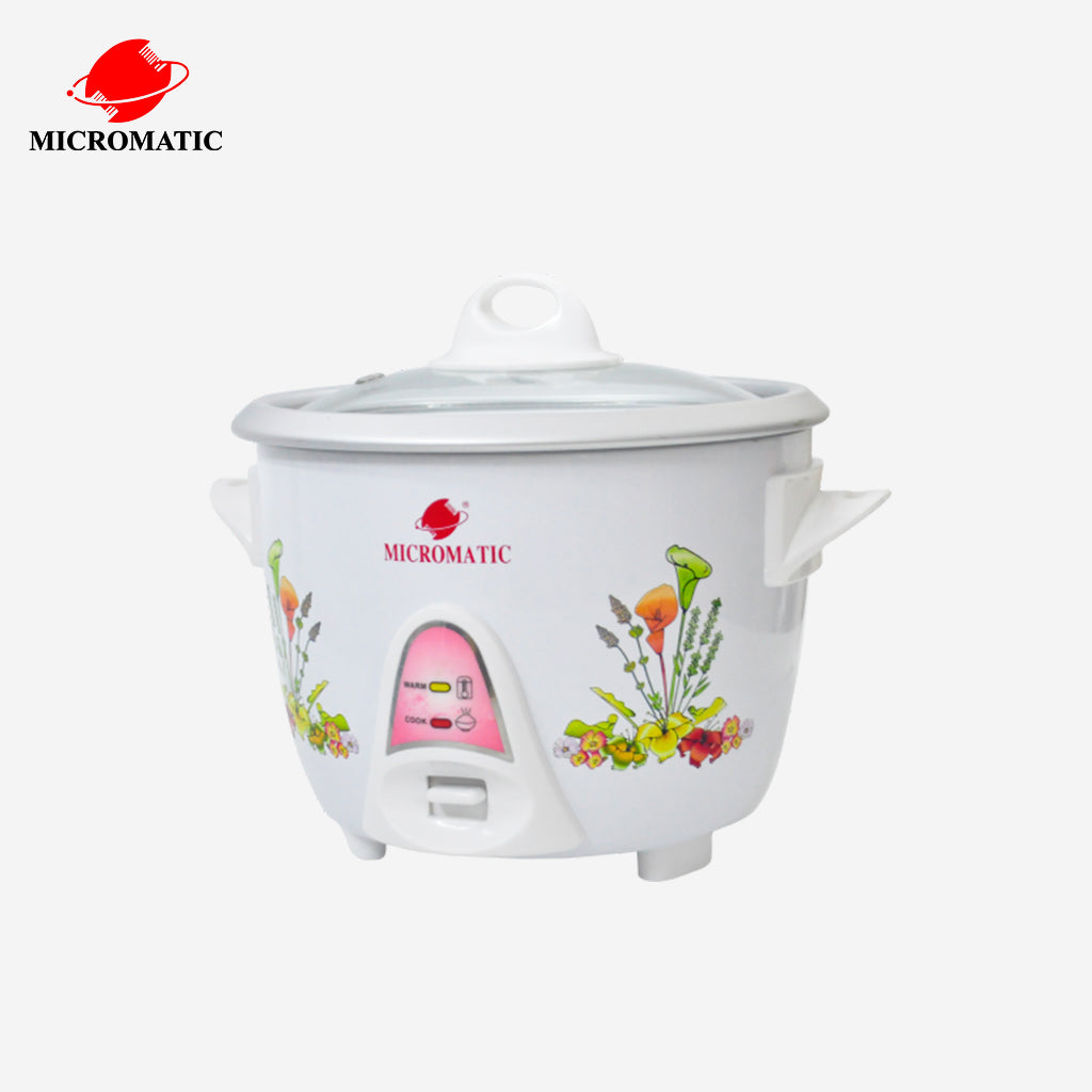 Micromatic Rice Cooker with Automatic Keep Warm and Fuse Protection MRC-5