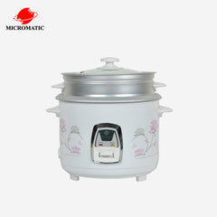 Micromatic Rice Cooker 1.8L 10 Cups of Rice with Steamer 700watts MRC-818D