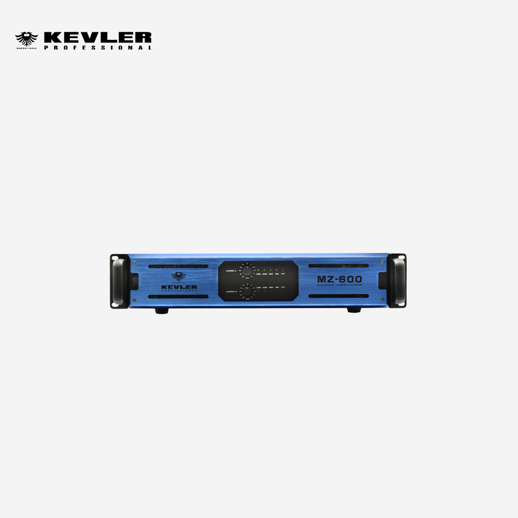 Kevler MZ Series MZ-600 1200W Professional Power Amplifier MZ600