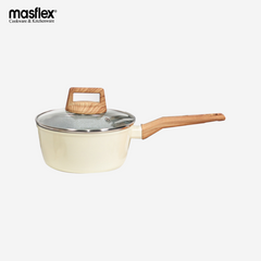 HOME ESSENCE by MASFLEX 18cm 3Layer Non-stick Induction Saucepan Forged Aluminum Cookware NK-SBSP18