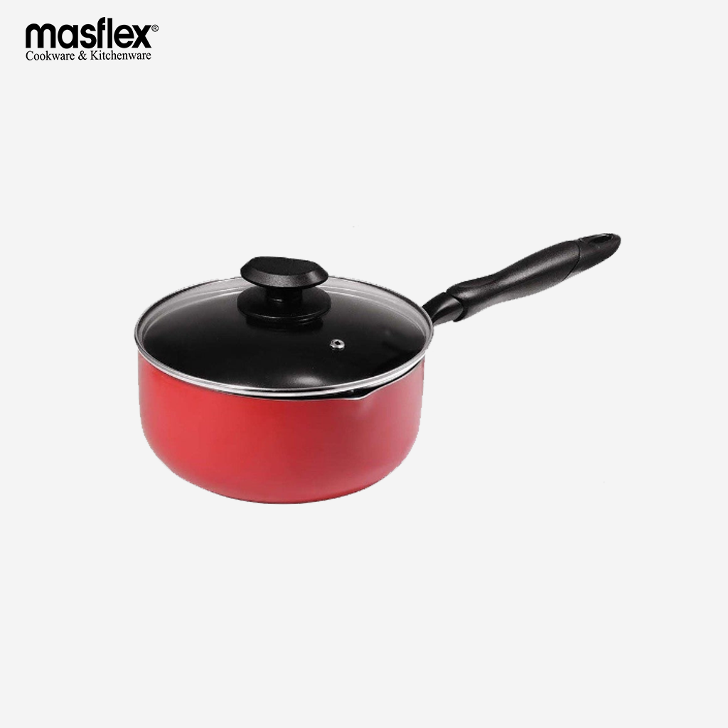 Masflex by Winland NON-STICK INDUCTION SAUCEPAN WITH GLASS LID 20cm NS-CX-811