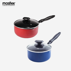 Masflex NON-STICK INDUCTION SAUCEPAN WITH GLASS LID 20cm NS-CX-811