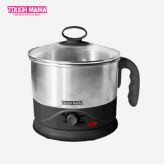 Tough Mama Multi Function Electric Kettle Water Heater 1.2L for Steam, Boil, Heat & Cook