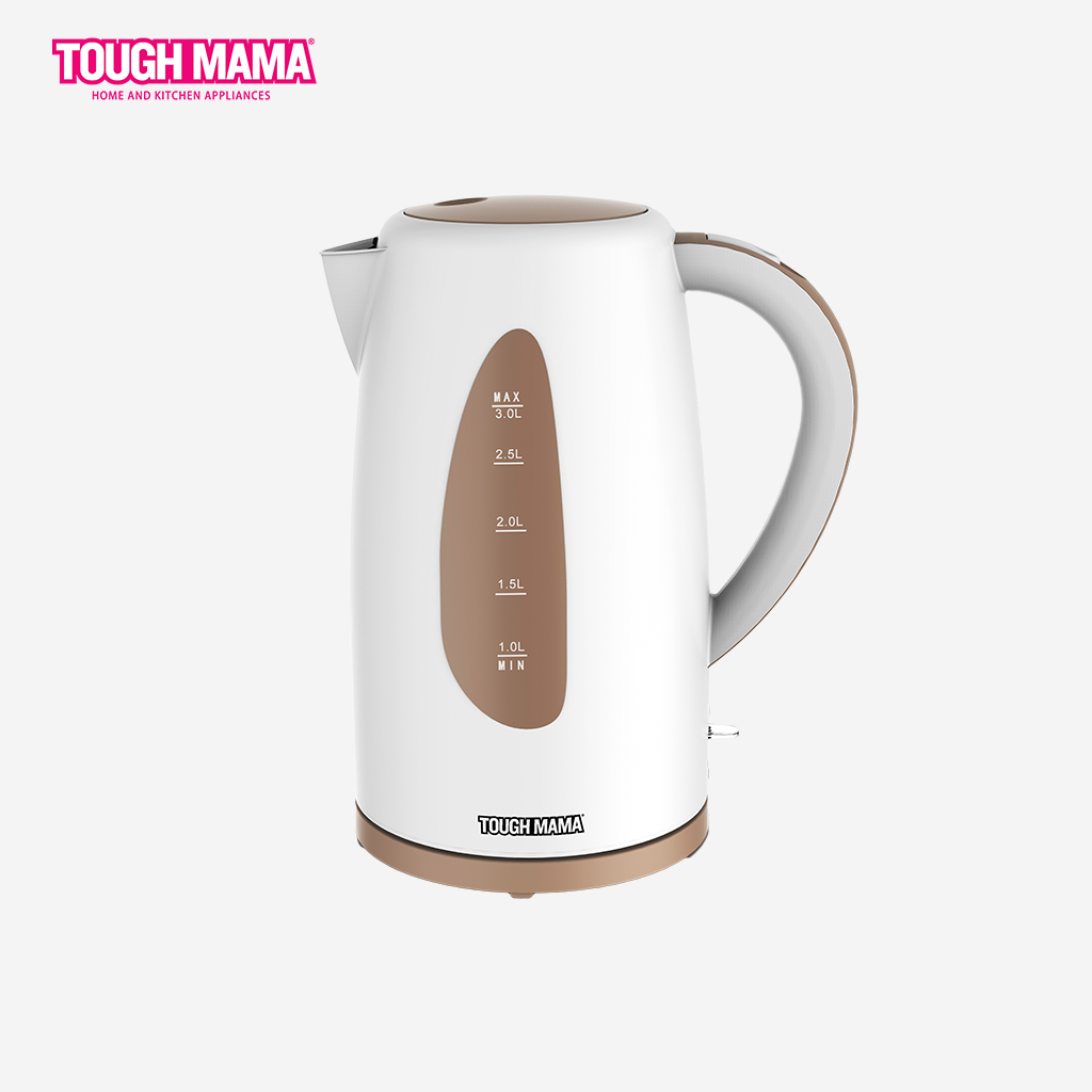Tough Mama 3.0L Plastic Jug type concealed heating kettle w/ water level indicator