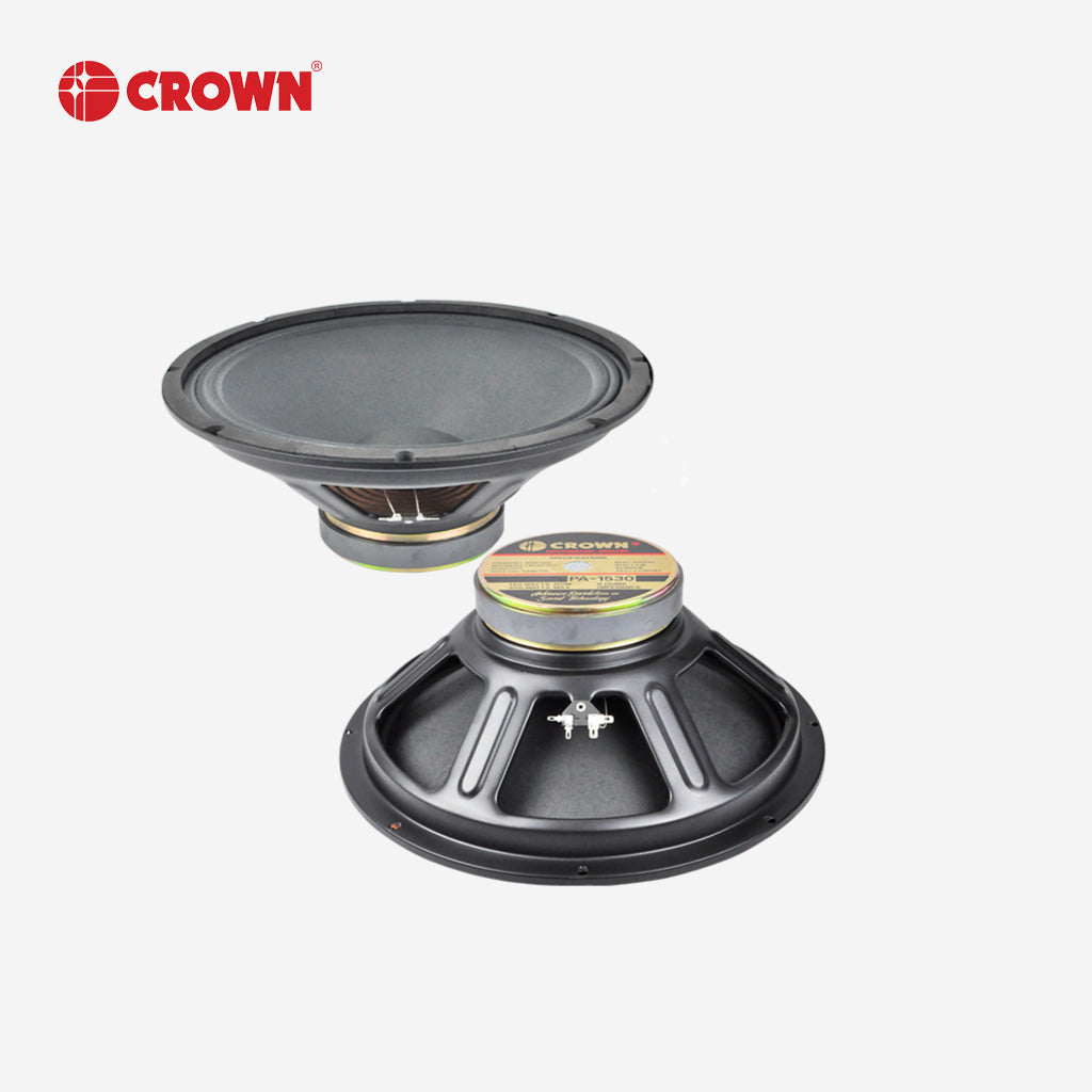 Crown 1pc 15 Inches Professional Instrumental Speaker / 150-300 Watts / 8ohms PA-1530