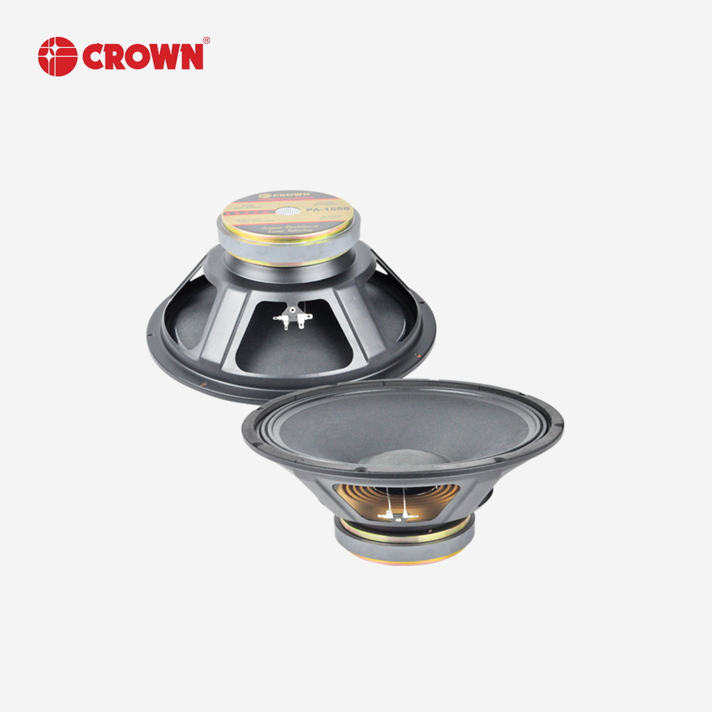 Crown 1pc 15 Inches Instrumental Speaker Audio 500W | 8 Ohms PA-1550