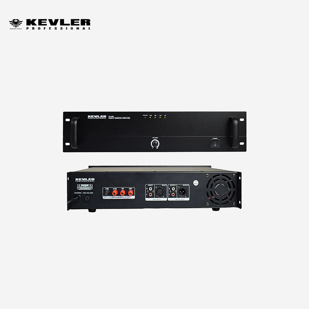 Kevler 450W PA Power Amplifier with LED Indicators 70/100V Line PA-500