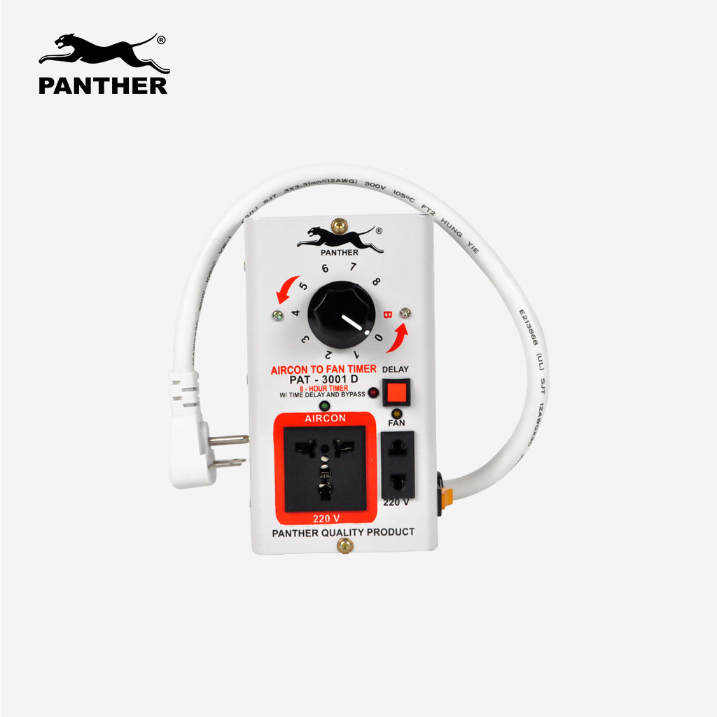 Panther by Winland Aircon to Fan Timer with Power On Delay Energy Saver PAT-3001D