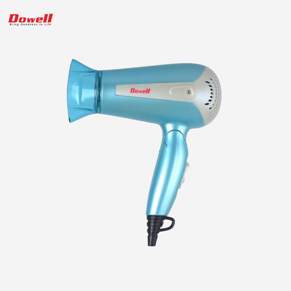 Dowell PHB-18 2-speed Foldable Hair Dryer Personal Hair Blower (Blue)