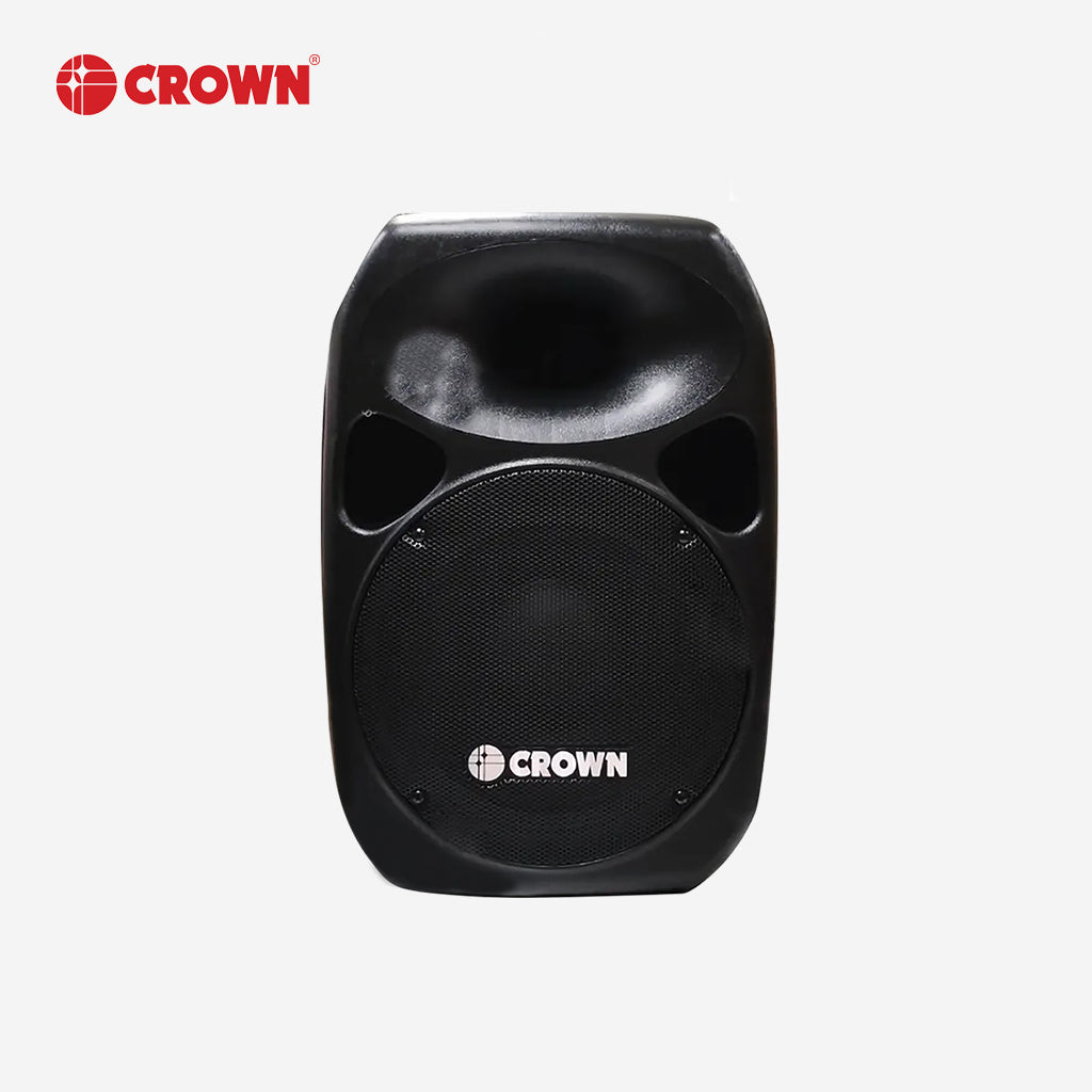 Crown 1pc Instrumental Speaker System 12 I12v DC 2 Wireless Mic Bluetooth/USB/SD Port/FM