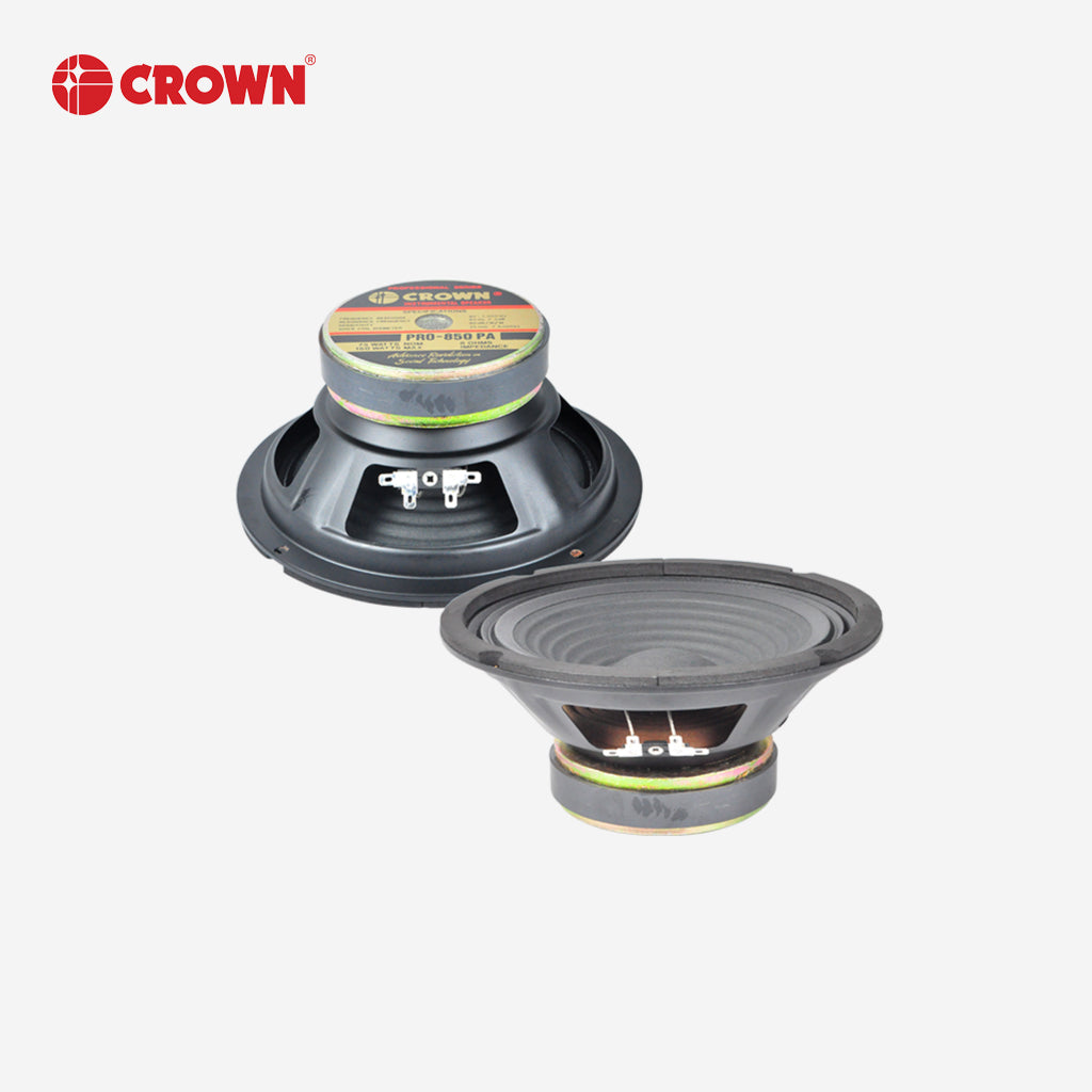 Crown 1pc 8 Inches Professional Subwoofer Speaker / 125-250watts / 8ohms PRO-SW-825 M