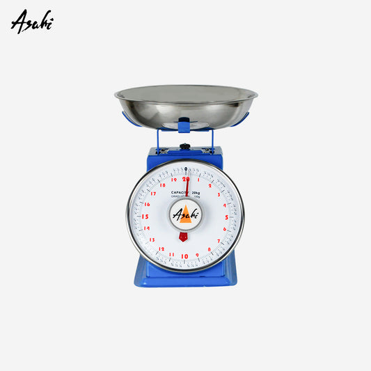 Asahi Spring Dial Weighing Scale 20kg Aluminum Pan PS-201