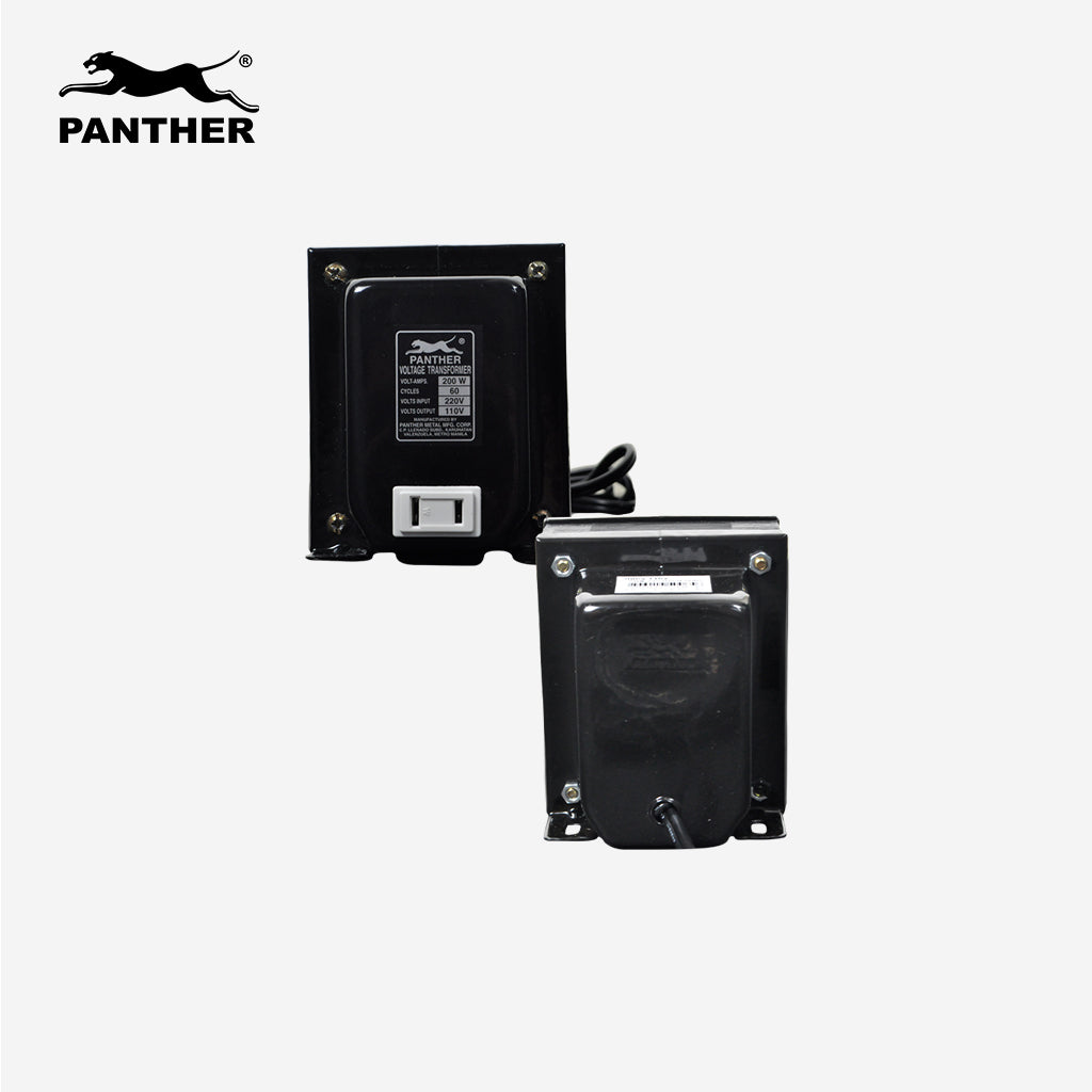 Panther by Winland PT-0986 Step-Down Transformer 200 Watts Input 220VAC Output 110VAC Single Phase