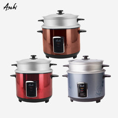 Asahi Automatic Rice Cooker 10 Cups 1.8L Straight Type with Steamer RC-103