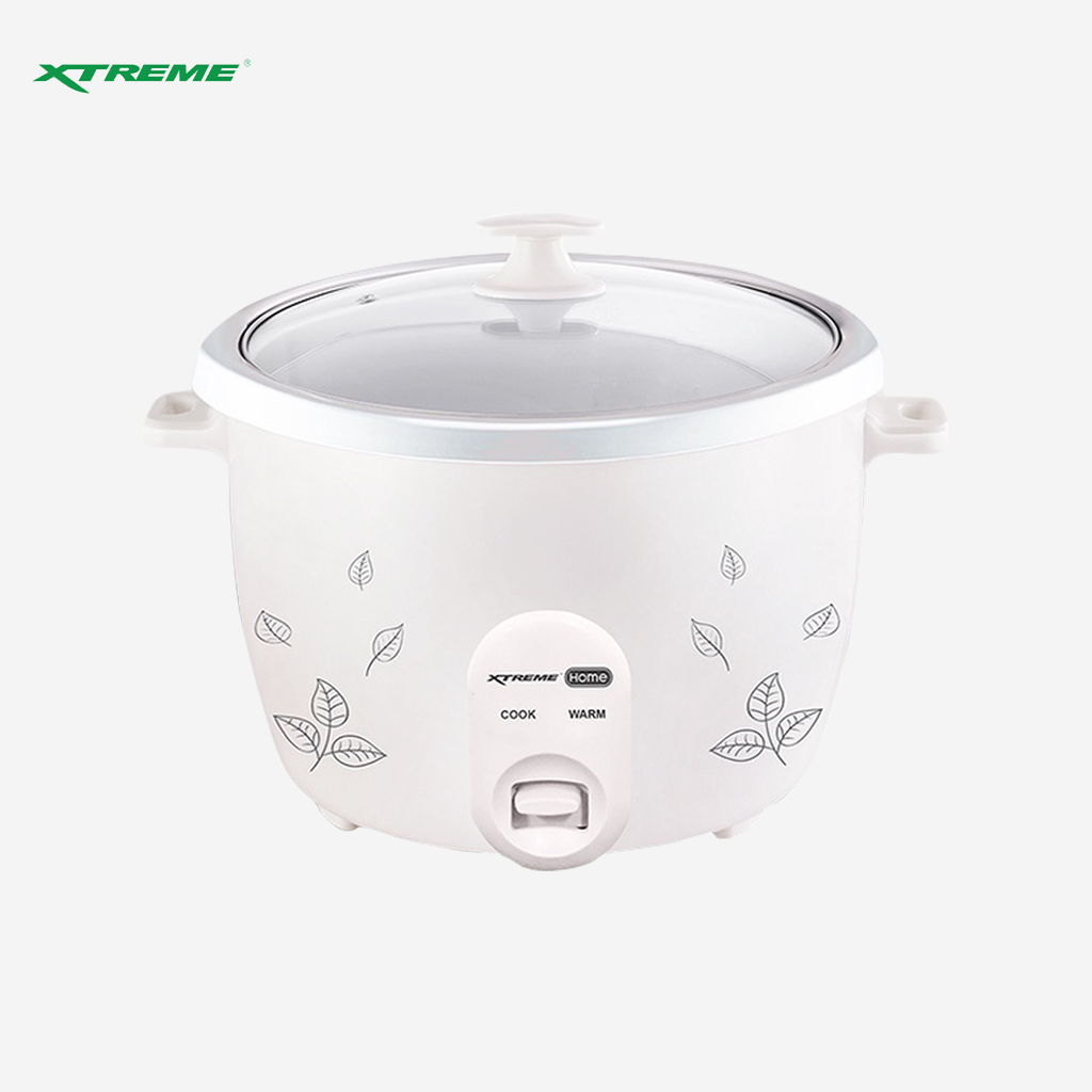 Xtreme HOME 1.0L/5Cups Rice Cooker Galvanized Body Glass Lid w/out Steamer RC-55 CUP5