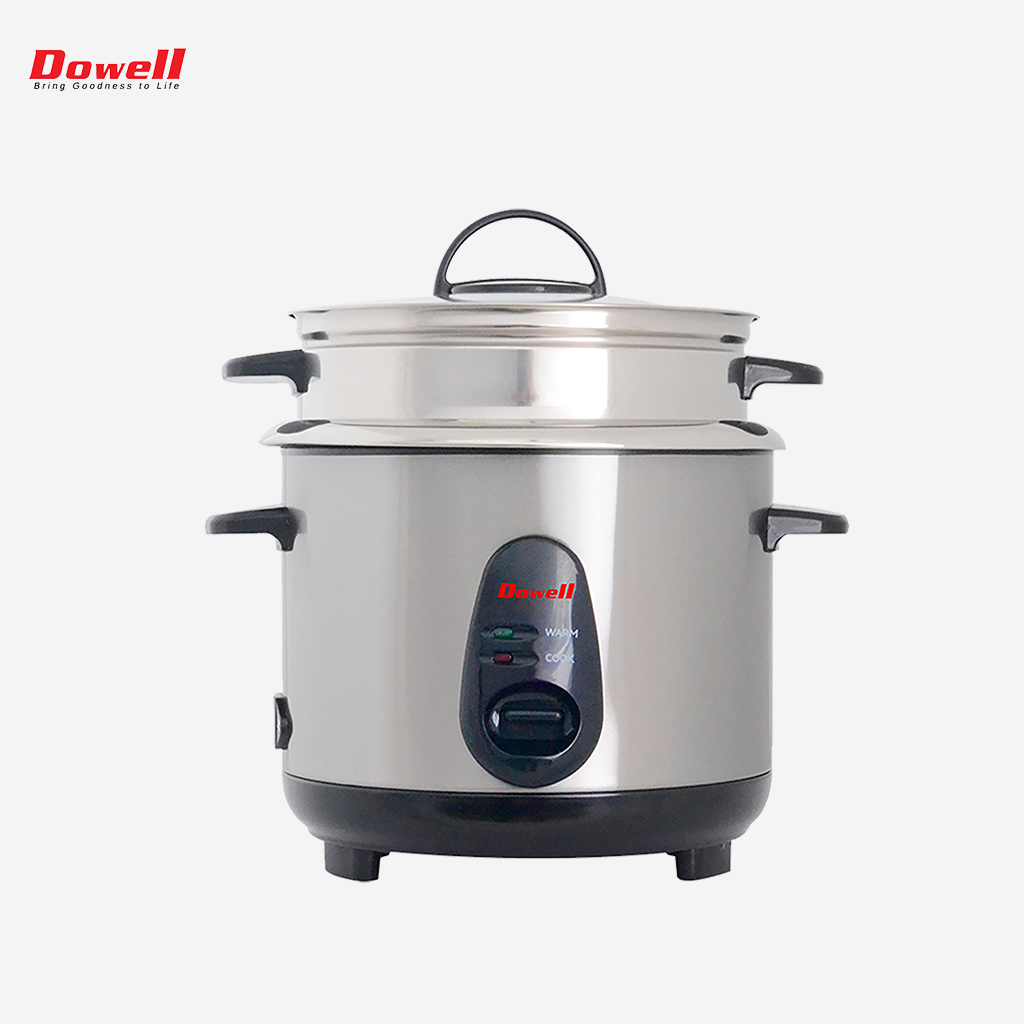 Dowell 5 cups Rice Cooker Non-stick Aluminum Bowl RC-5SS with Steamer