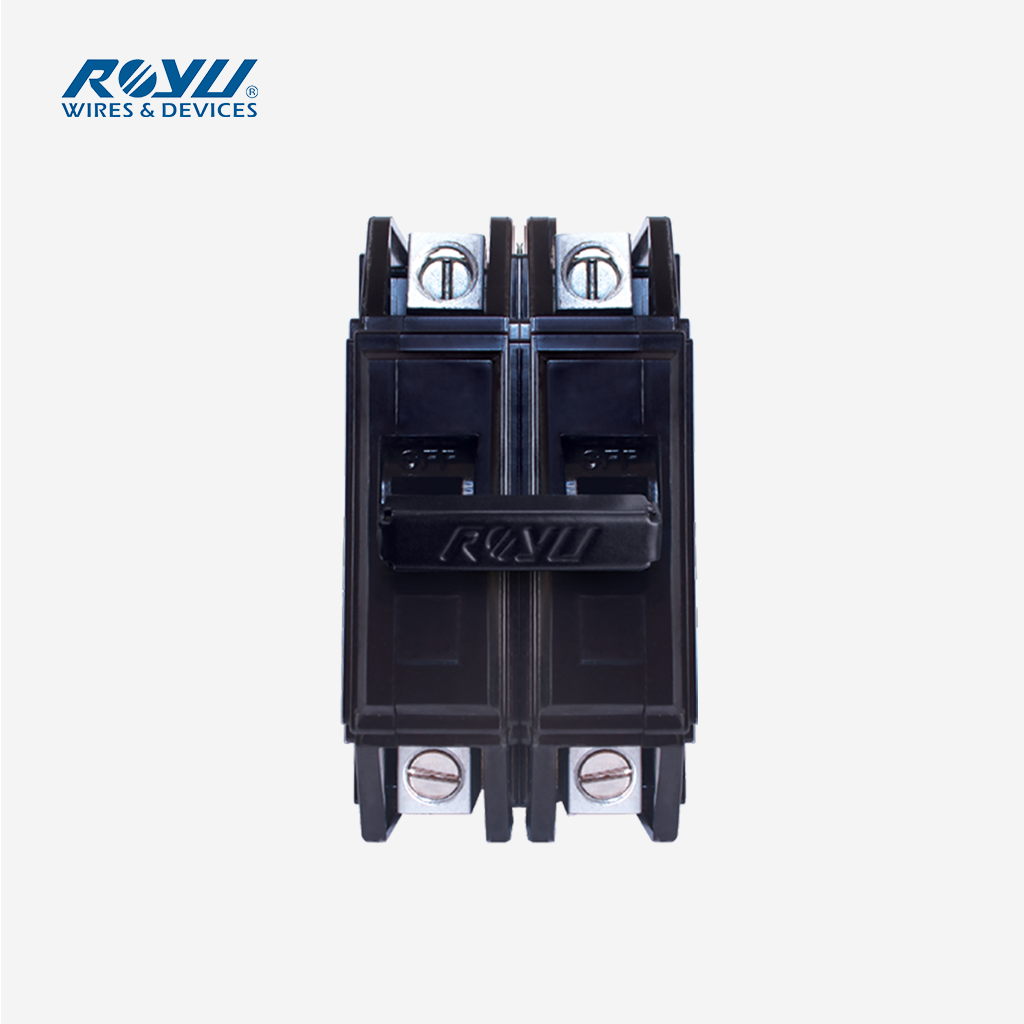 Royu Electrical Circuit Breaker 30A-100A Bolt-On Mechanical Lug Metal Handle