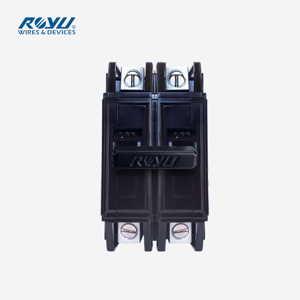 Royu Electrical Circuit Breaker 30A-100A Bolt-On Mechanical Lug Metal Handle