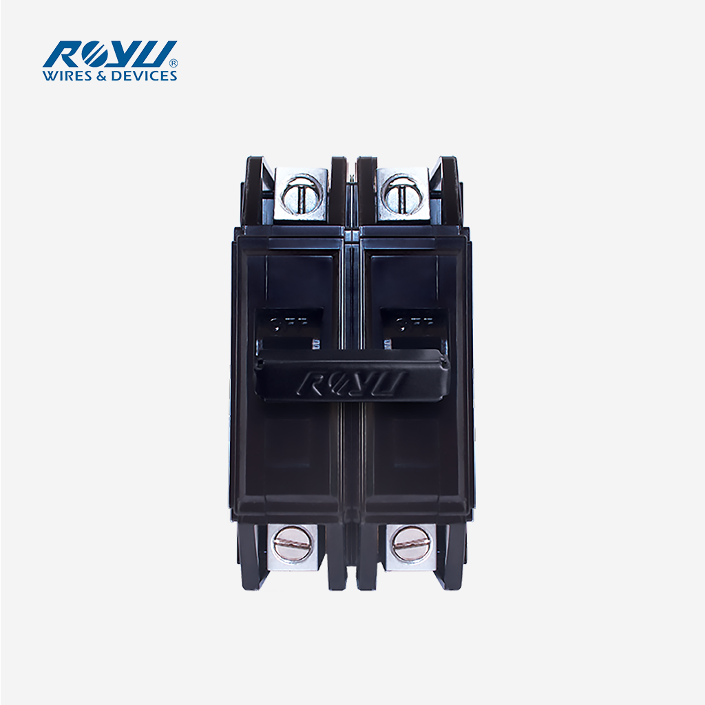 Royu Electrical Circuit Breaker 30A-100A Bolt-On Mechanical Lug Metal Handle