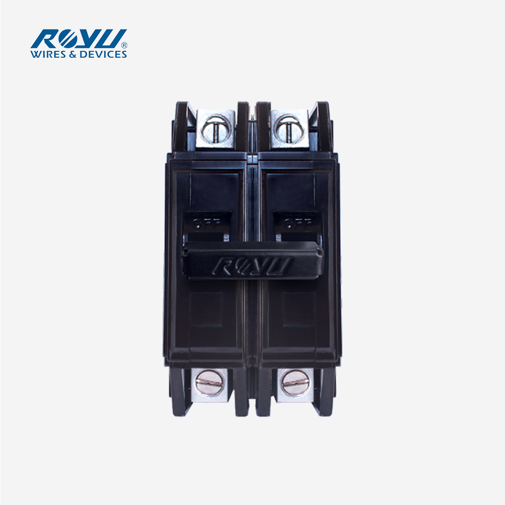 Royu Electrical Circuit Breaker 30A-100A Bolt-On Mechanical Lug Metal Handle