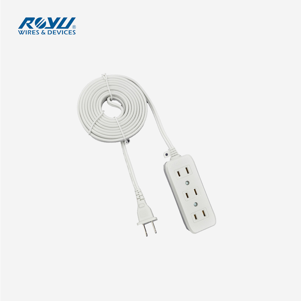 Royu by Winland Extension Cord 4 meters 4 Outlets REDEC303 #18AWG