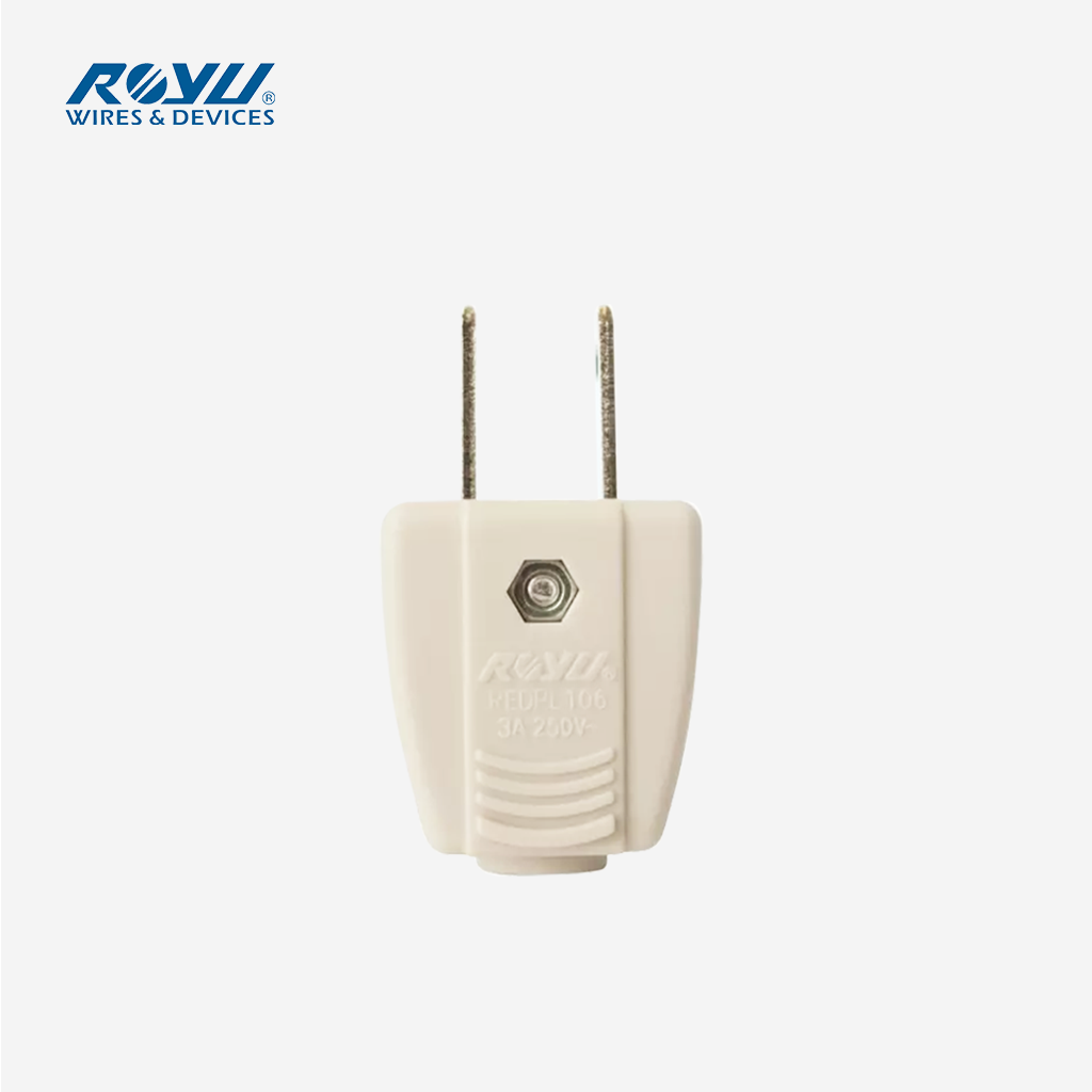 Royu Electrical Regular 3A Plug REDPL106