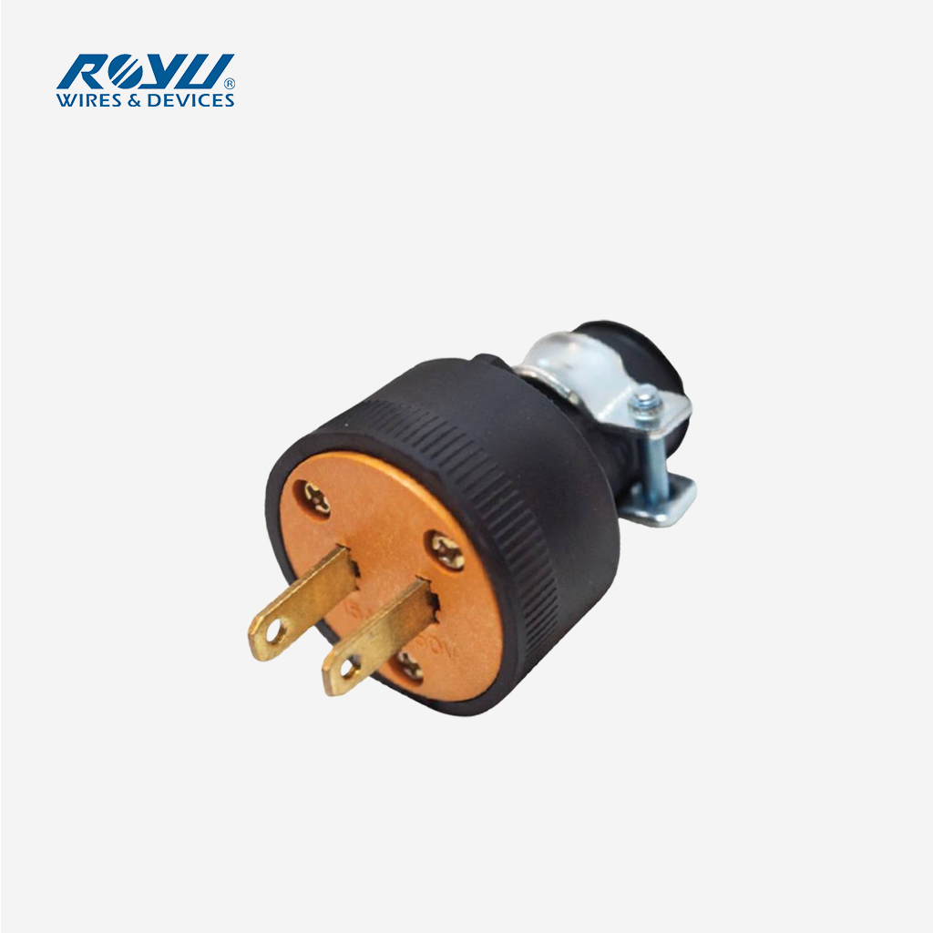 Royu Electrical Heavy Duty Rubber Plug 15A REDPL202