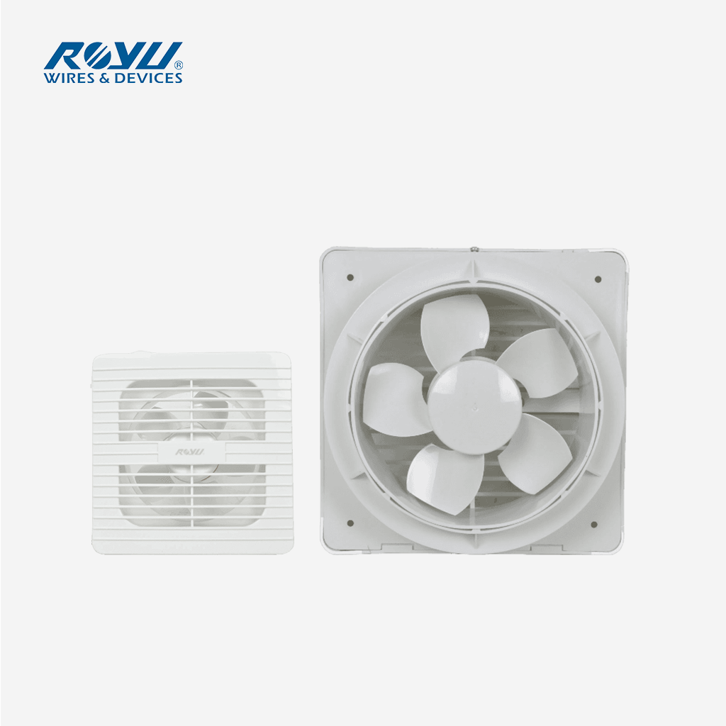 Royu Wall Mounted Exhaust Fan 6 inches REFW17/06W
