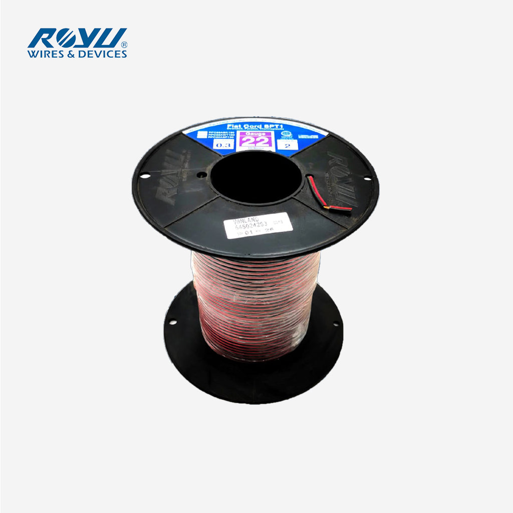 Royu by Winland Speaker Wire AWG 22 150 meters Pure Copper Red & Black Home Car Audio Loudspeaker